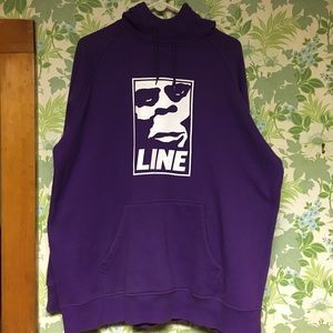 Line Skis Purple Hoodie XL